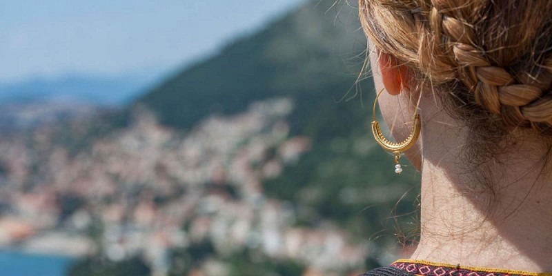 Konavok earrings, traditional Dalmatian jewelry, the best souvenir, www.zadarvillas.com